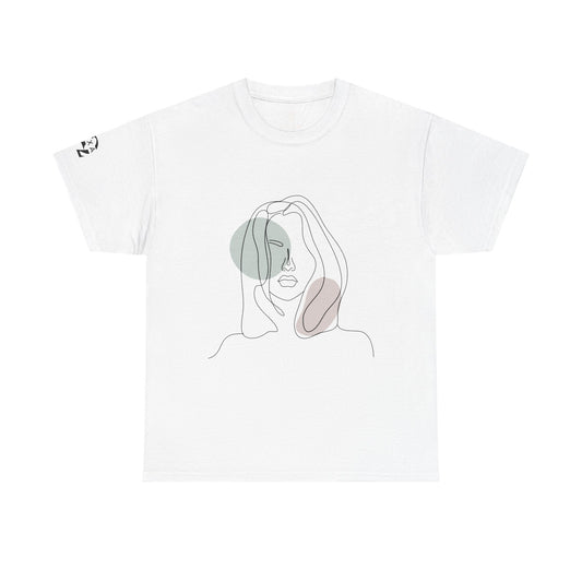 Doxa women's line art cotton t-shirt