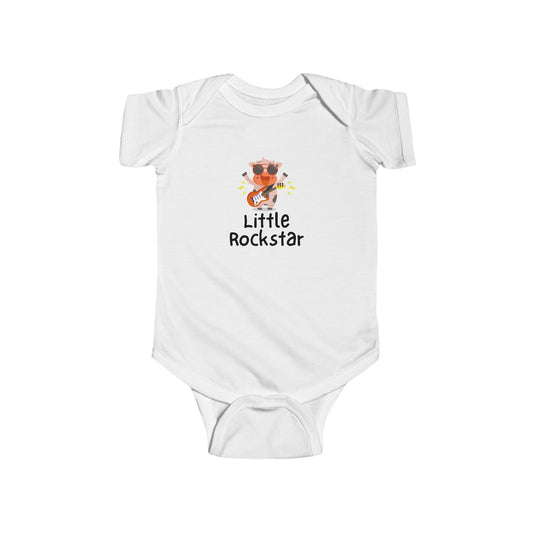 Little Rockstar Onesie, Infant Bodysuit, Baby Grow, Cute Rock Star Baby Clothes, Newborn Gift, Trendy Baby Outfit, Music Lover Gift