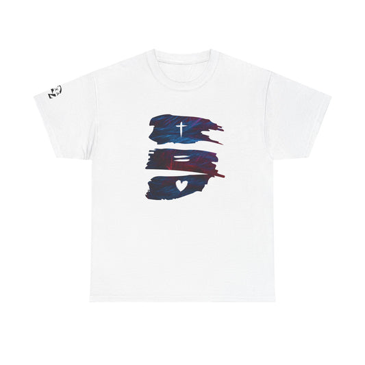Faith-Inspired Unisex Jesus is Love Cotton t-shirt