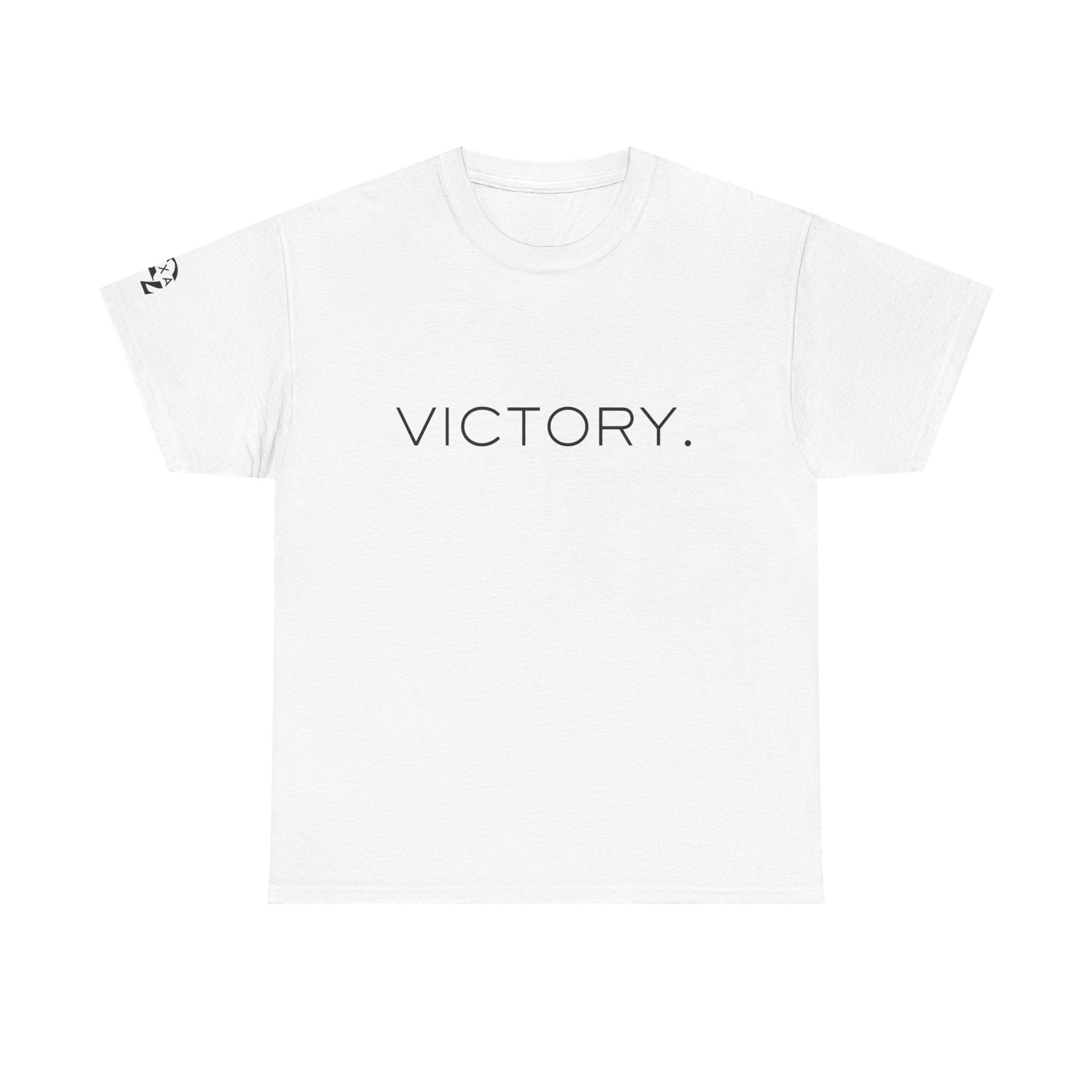 Victory men's Heavy Cotton Tee - Inspired by Triumph & Resilience