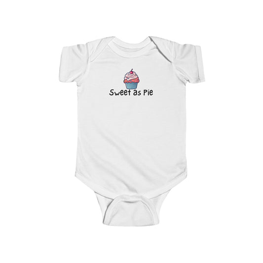 Sweet as Pie Baby Bodysuit, Soft & Adorable Infant Onesie , Perfect Baby Shower Gift