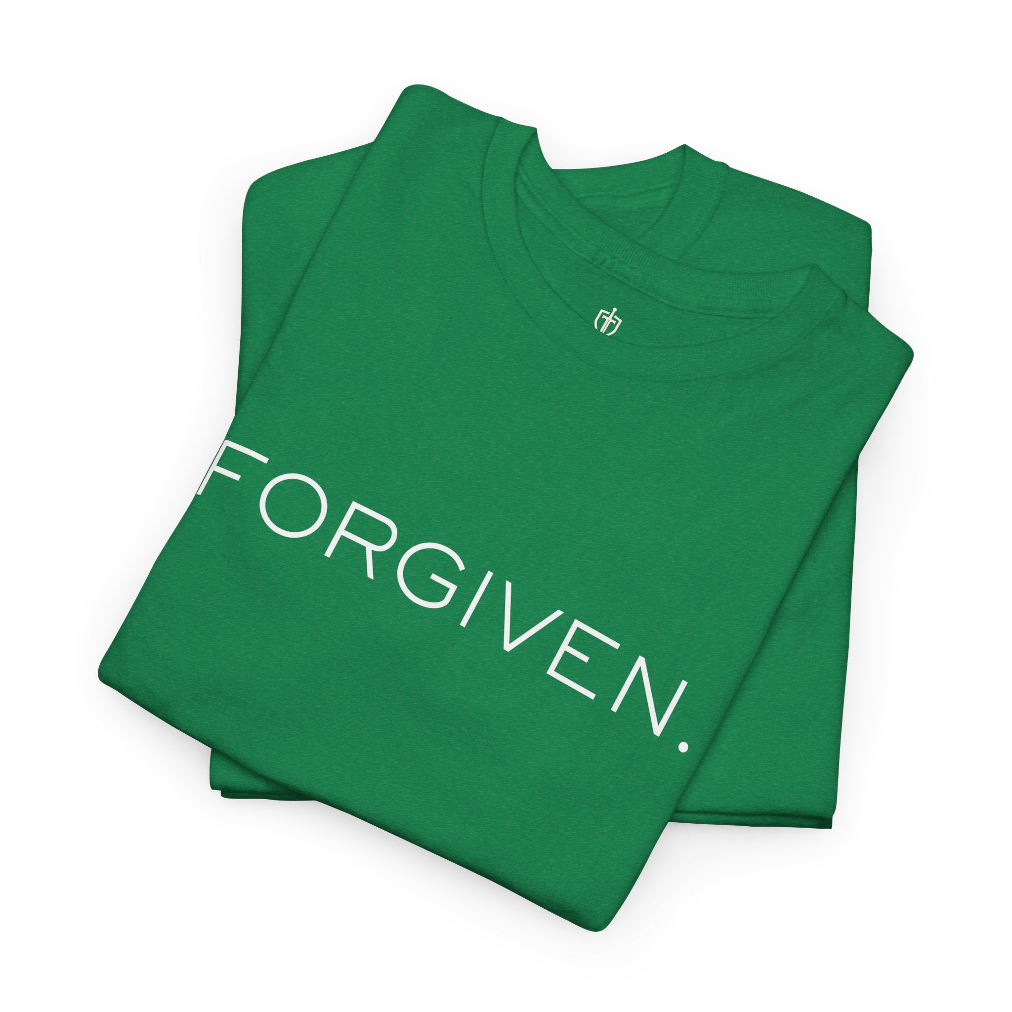 Forgiven Men's - Inspirational Graphic Tee for Everyday Wear - Heavy Cotton Tee
