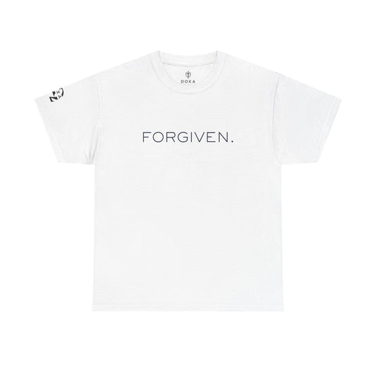 Doxa Forgiven  Heavy Cotton t-shirt - Inspirational Graphic Tee for Everyday Wear