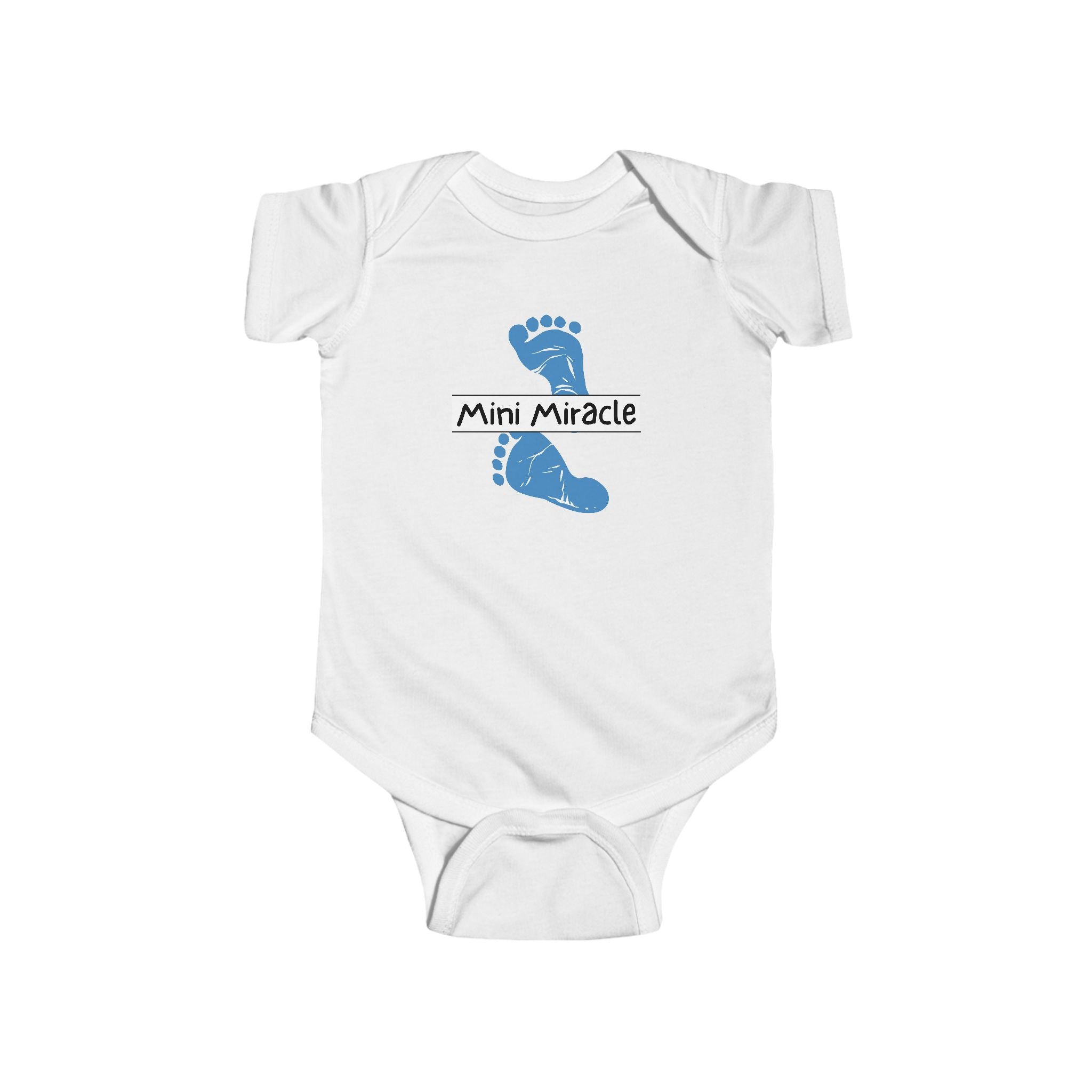 Mini Miracle Baby Bodysuit, Soft Cotton Newborn & Infant Onesie | Perfect Baby Shower Gift or First Outfit for Little Miracles, Baby Clothes