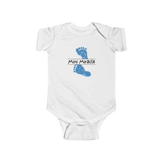 Mini Miracle Baby Bodysuit, Soft Cotton Newborn & Infant Onesie | Perfect Baby Shower Gift or First Outfit for Little Miracles, Baby Clothes