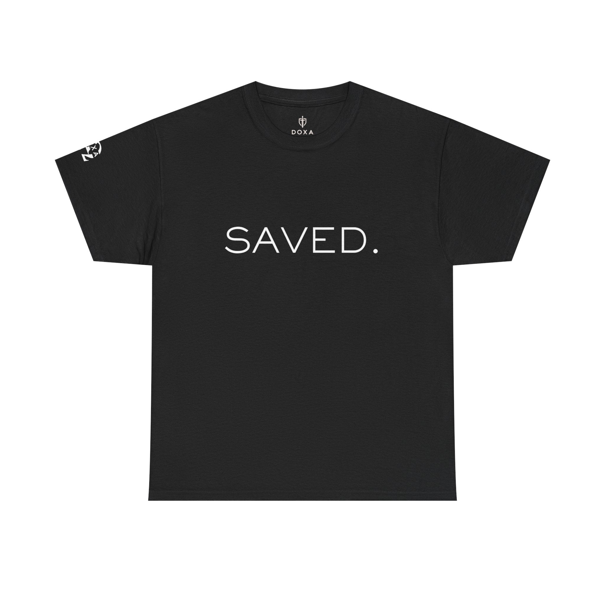 Doxa SAVED Faith Cotton T-shirt -  Inspirational T-Shirt for Everyday Wear