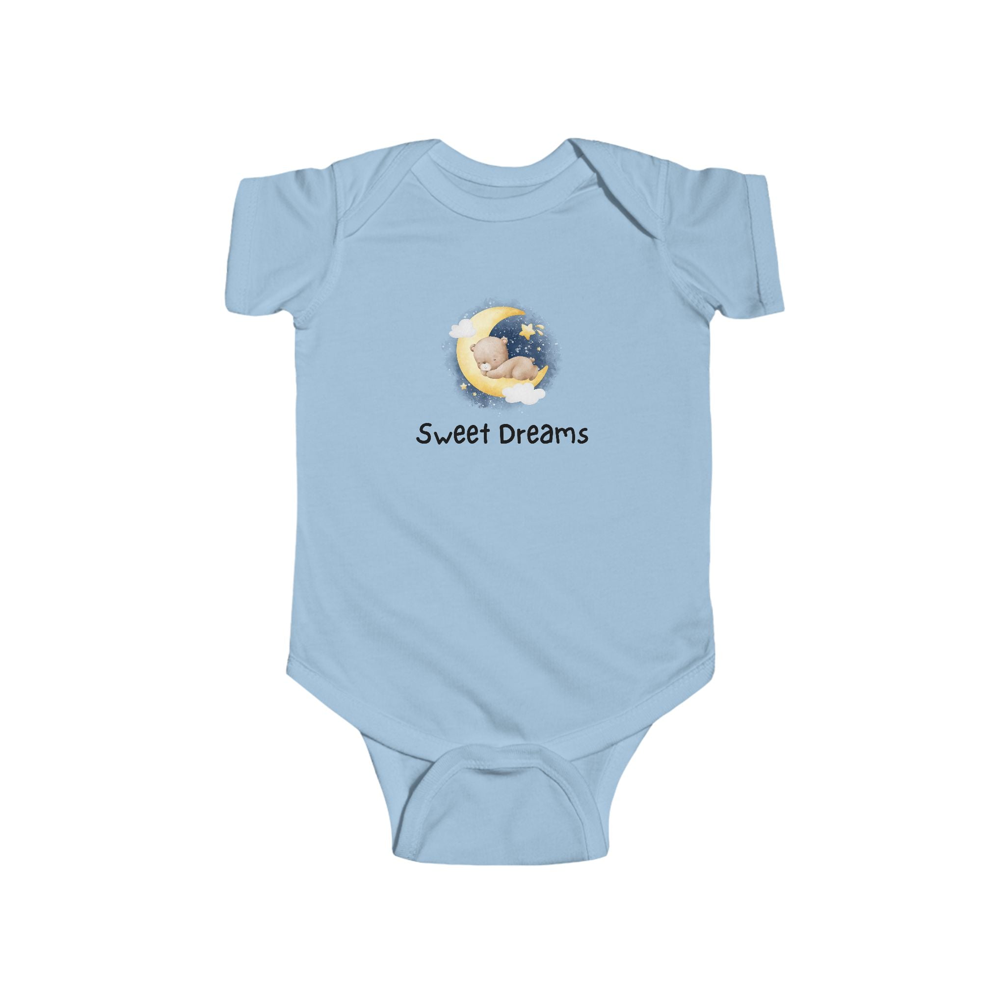 Sweet Dreams Baby Bodysuit, Soft Cotton Infant Onesie for Newborns & Toddlers, Ideal Baby Shower Gift or Sleepwear Outfit