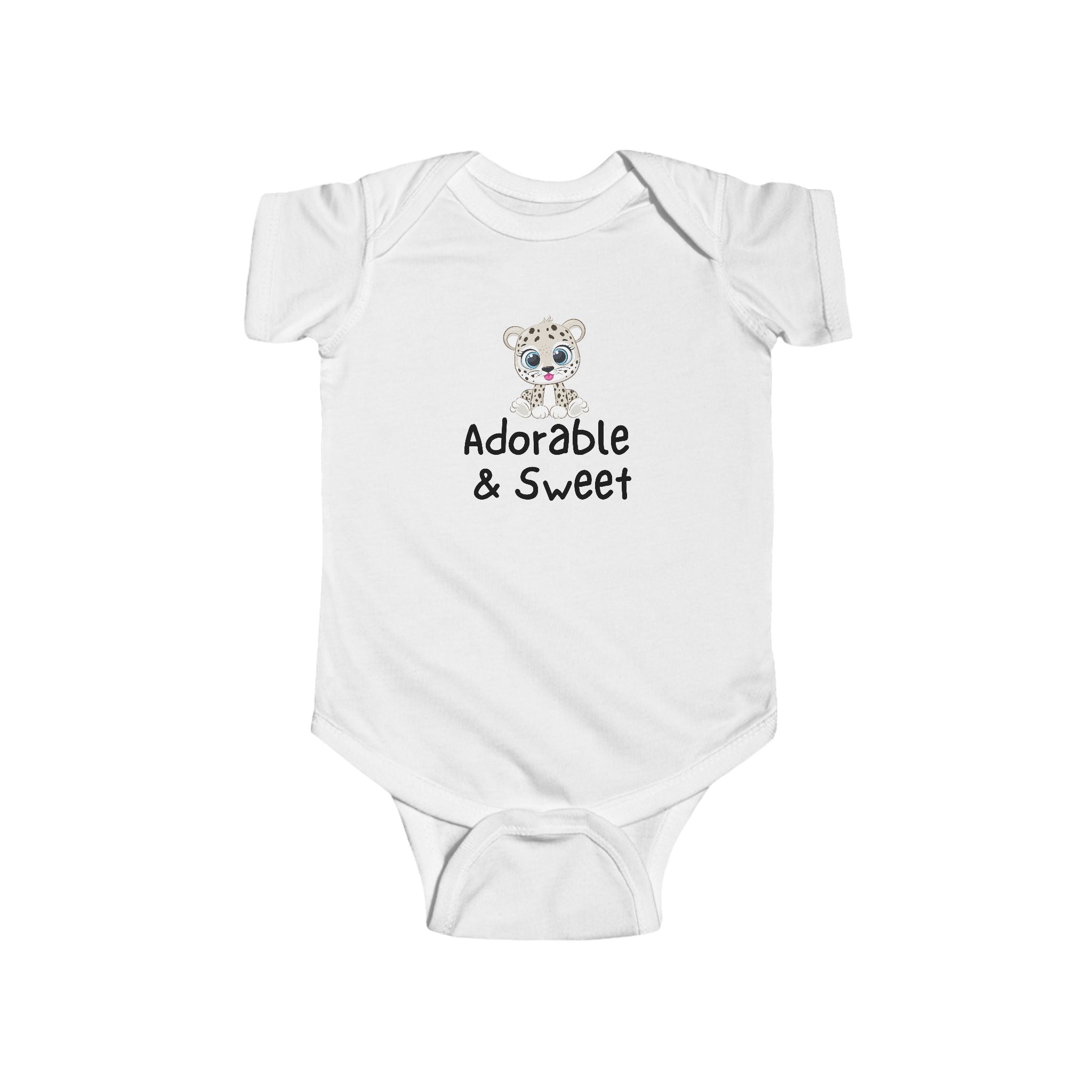 Adorable and Sweet Baby Bodysuit, Soft Cotton Infant Onesie with Charming Design, Perfect for Newborns, Baby Showers, and Everyday Wear