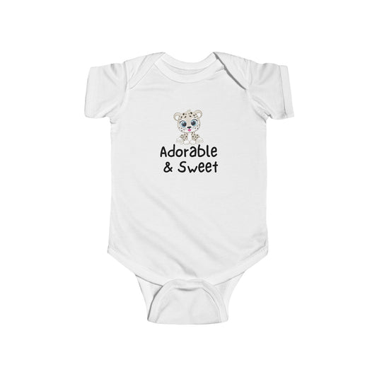 Adorable and Sweet Baby Bodysuit, Soft Cotton Infant Onesie with Charming Design, Perfect for Newborns, Baby Showers, and Everyday Wear