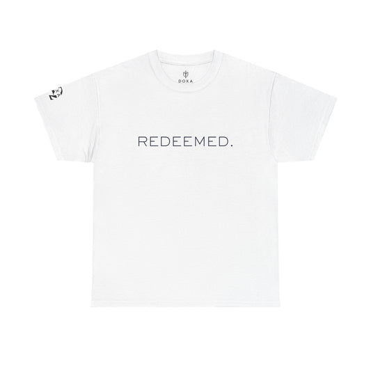 Doxa "REDEEMED" Affirmation faith t-shirt