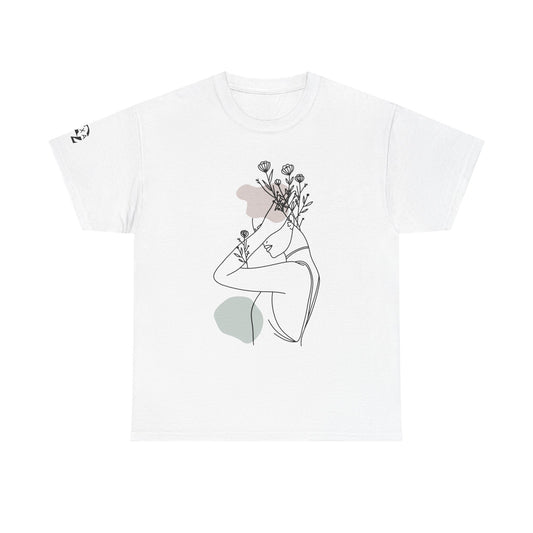 Doxa Line Art Women Cotton T-shirt