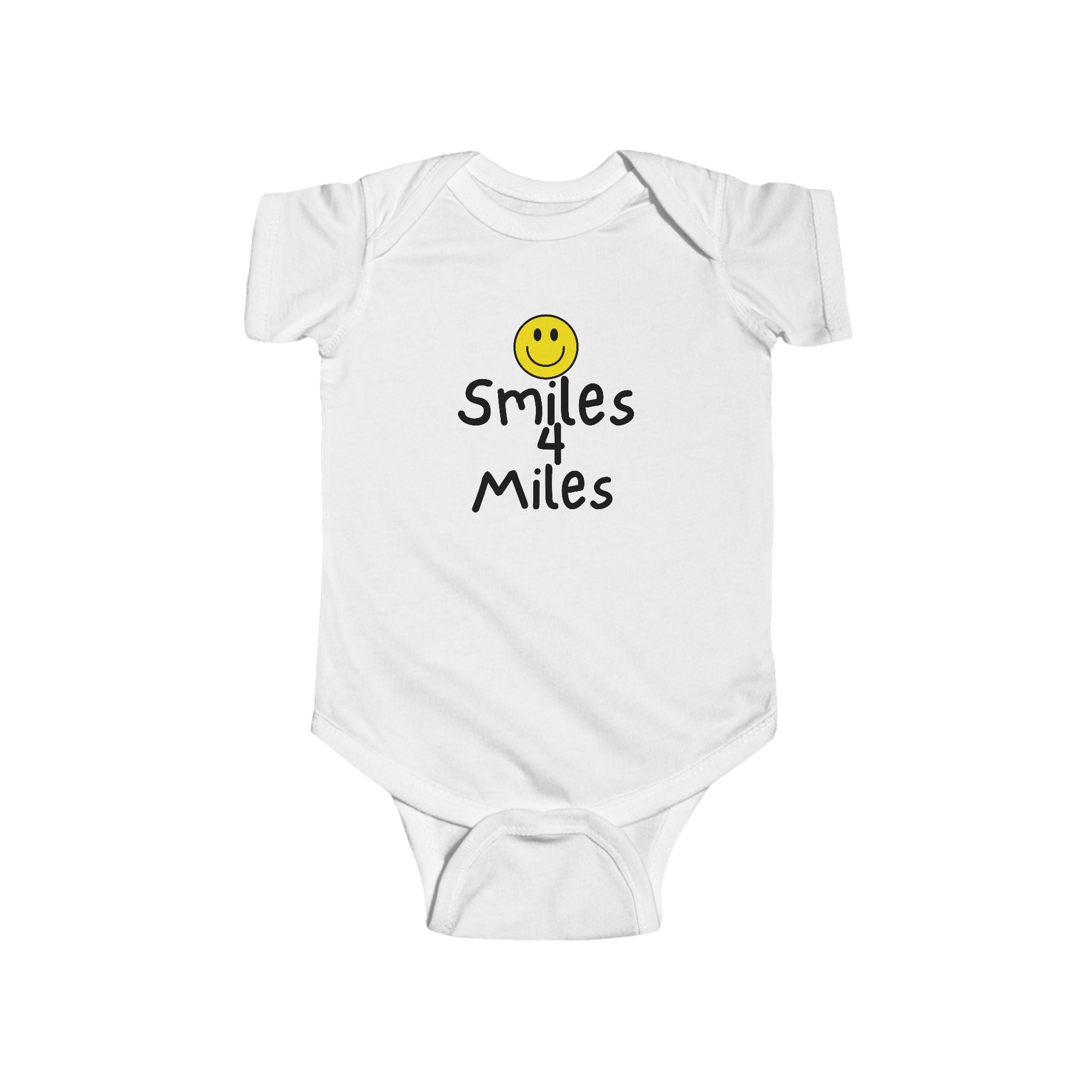 Smiles 4 Miles Baby Bodysuit, Soft & Adorable Infant Onesie, Perfect Baby Shower Gift, baby clothes