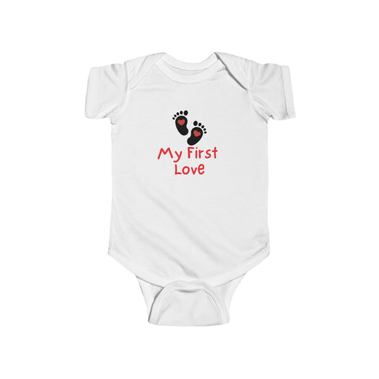 My First Love Baby Bodysuit, Soft Cotton Infant Onesie for Newborns & Toddlers, Perfect Baby Shower Gift or First Outfit, Baby Clothes