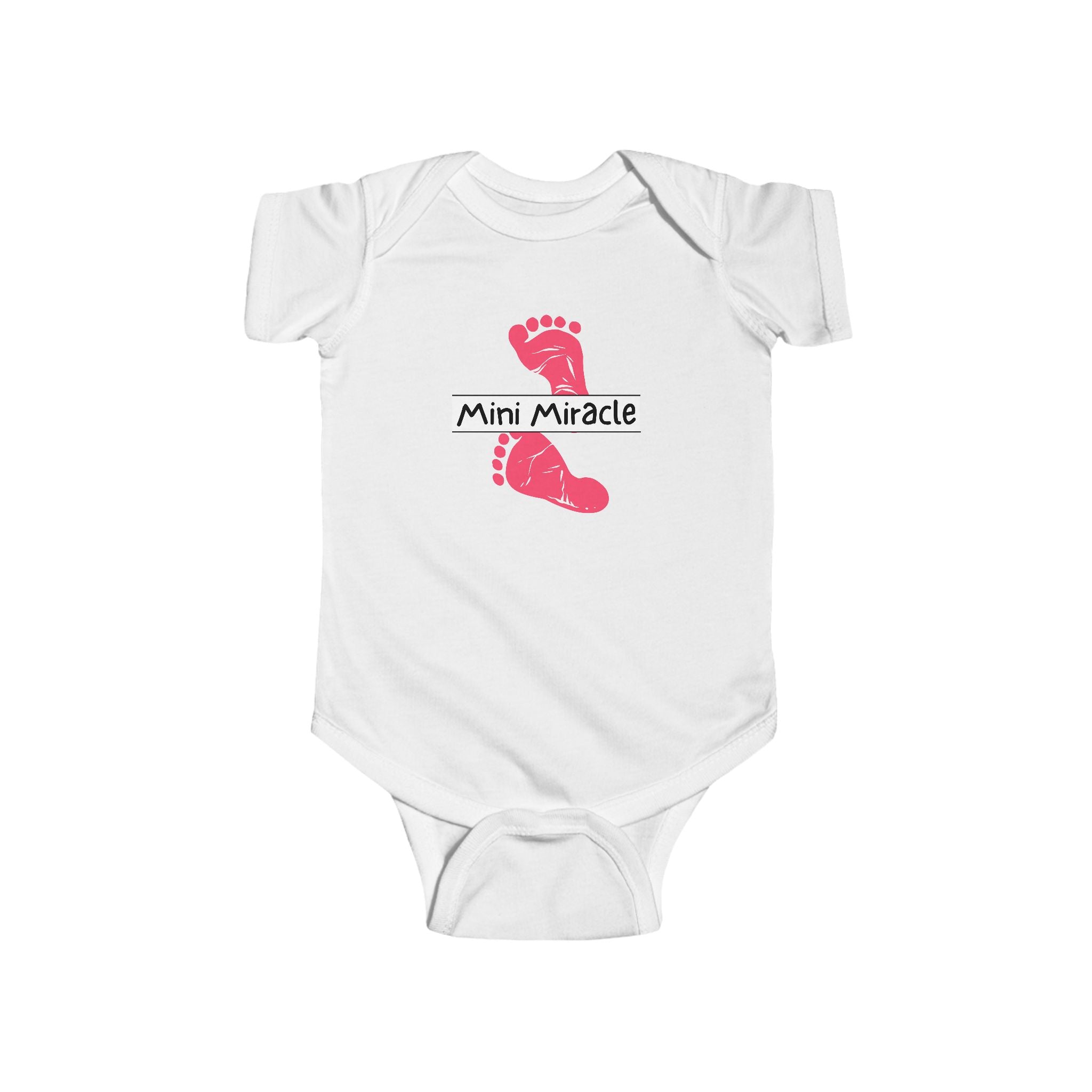 Mini Miracle Baby Bodysuit, Soft Cotton Newborn & Infant Onesie, Perfect Baby Shower Gift or First Outfit for Little Miracles, Baby Clothes