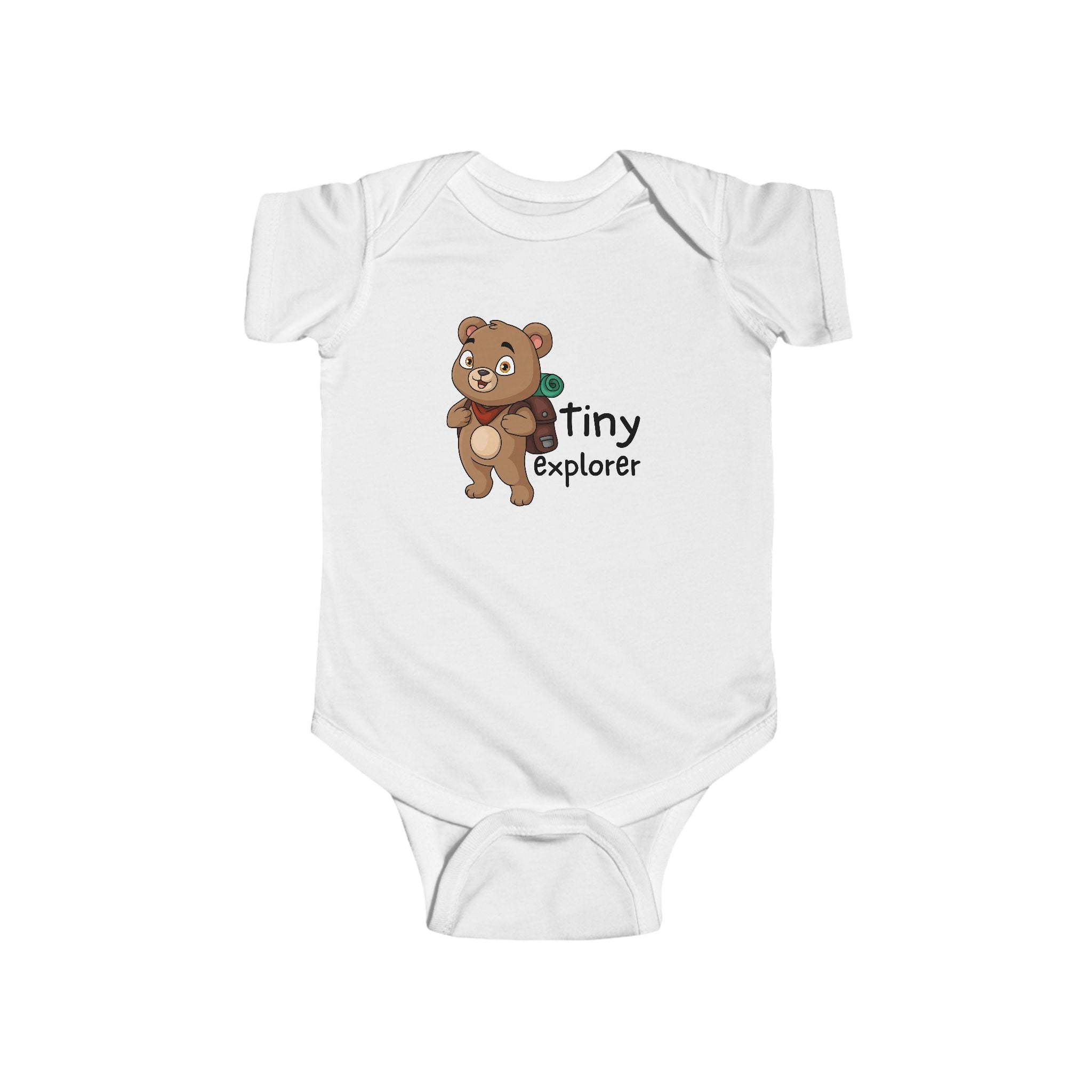 Adorable Tiny Explorer Baby Bodysuit, Soft & Stylish Infant Onesie, Perfect Baby Shower Gift