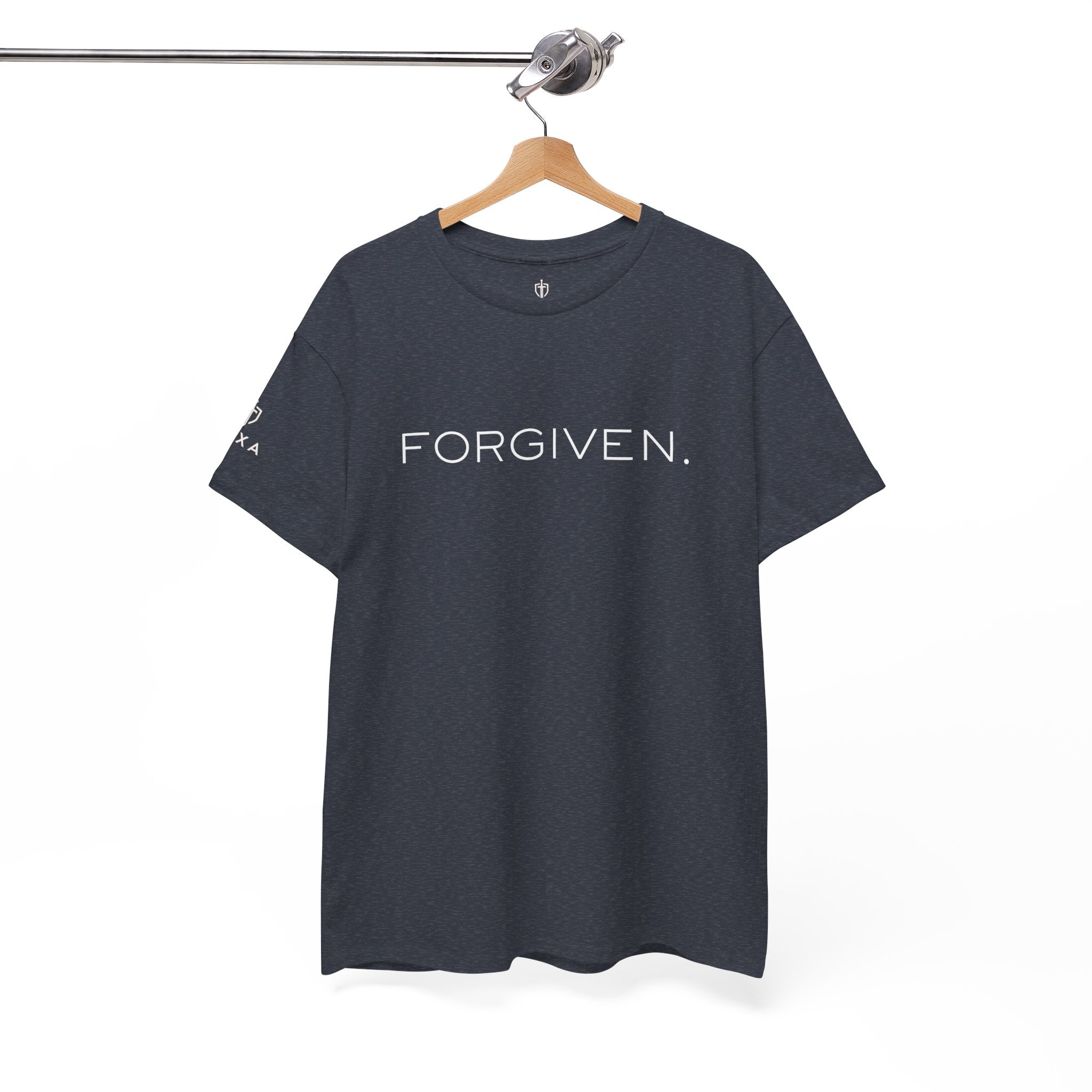 Forgiven Men's - Inspirational Graphic Tee for Everyday Wear - Heavy Cotton Tee
