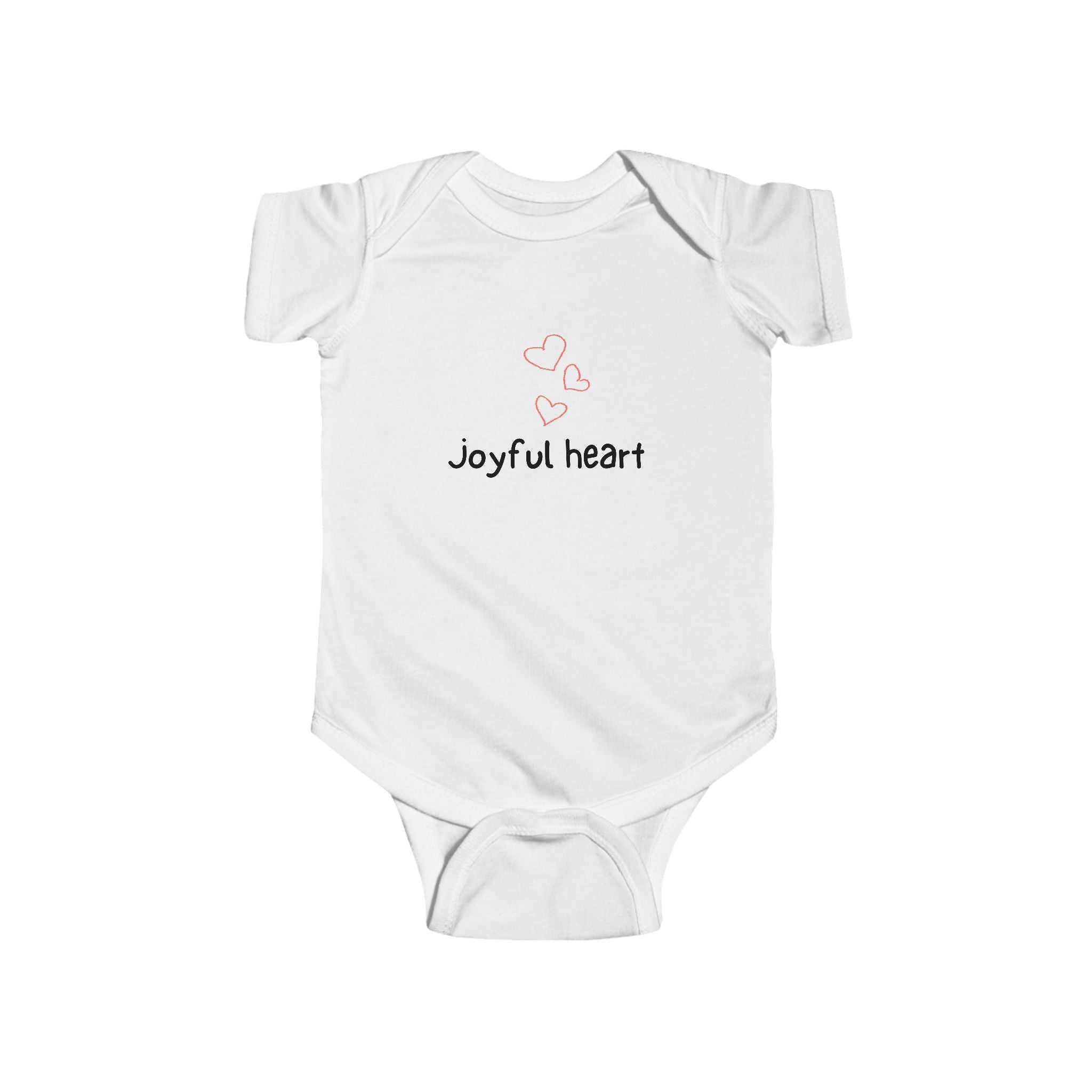 Joyful Heart Baby Bodysuit, Soft and Adorable Cotton Infant Onesie for Newborns & Toddlers, Perfect Baby Shower or New Parent Gift