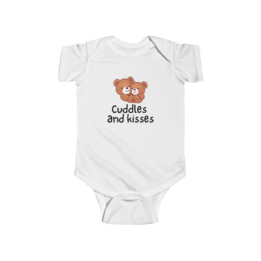 Cuddles and Kisses Baby Bodysuit,  Soft & Cute Infant Onesie, Perfect Baby Shower Gift, baby clothes