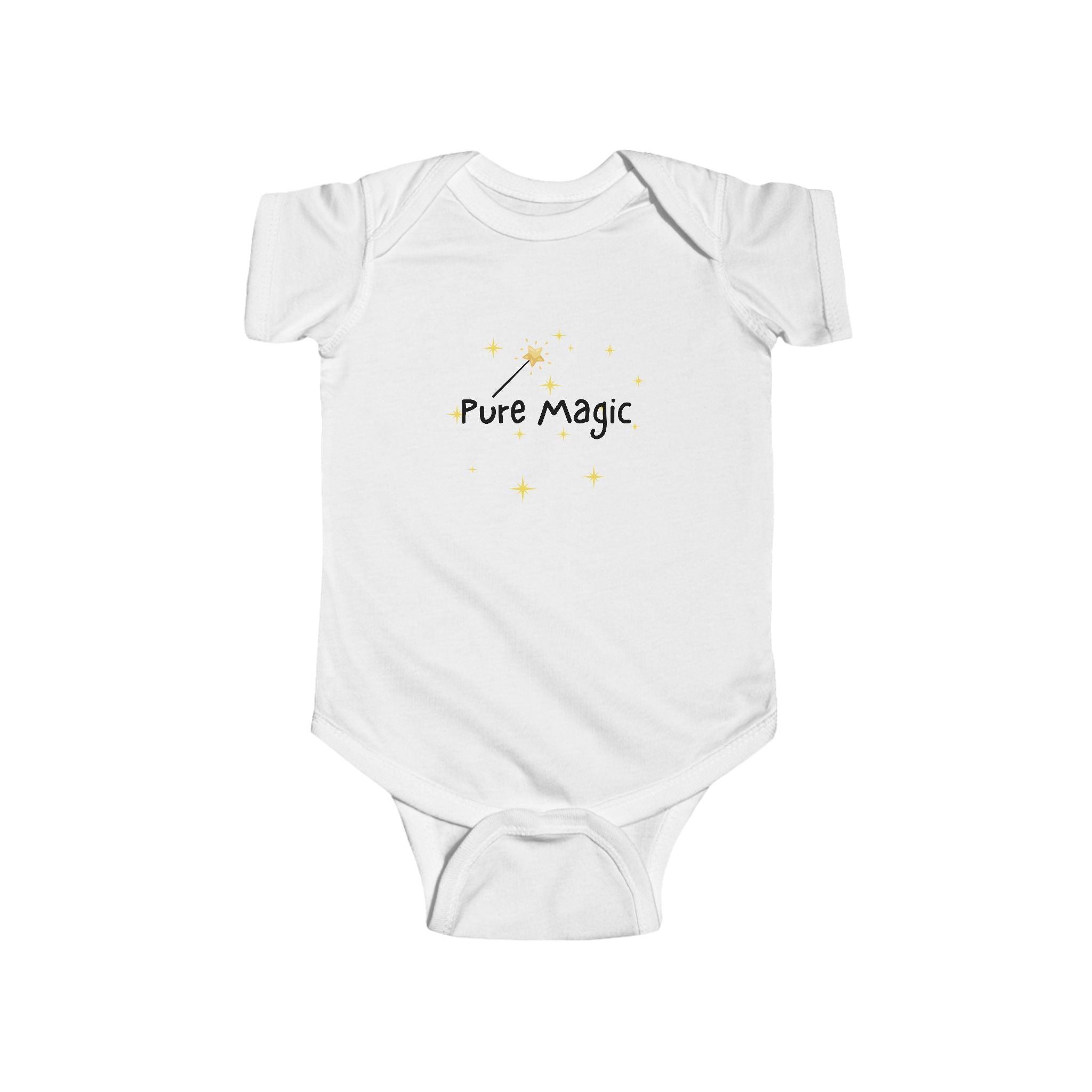 Pure Magic Baby Bodysuit, Enchanting Cotton Infant Onesie for Newborns and Toddlers, Perfect Baby Shower Gift or Everyday Wear