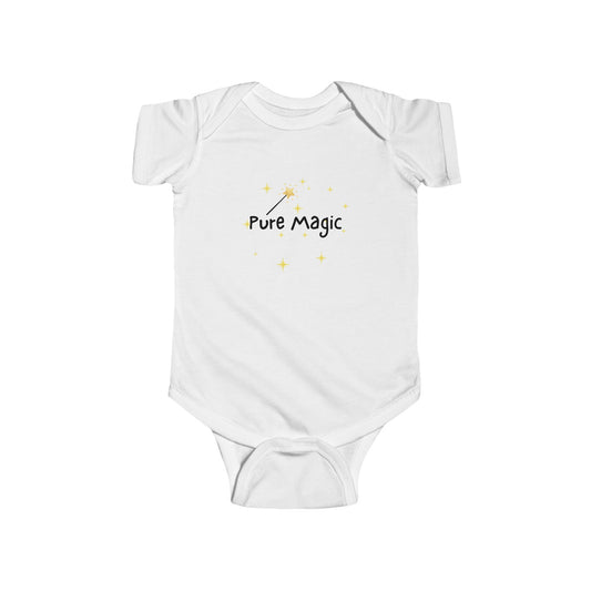 Pure Magic Baby Bodysuit, Enchanting Cotton Infant Onesie for Newborns and Toddlers, Perfect Baby Shower Gift or Everyday Wear