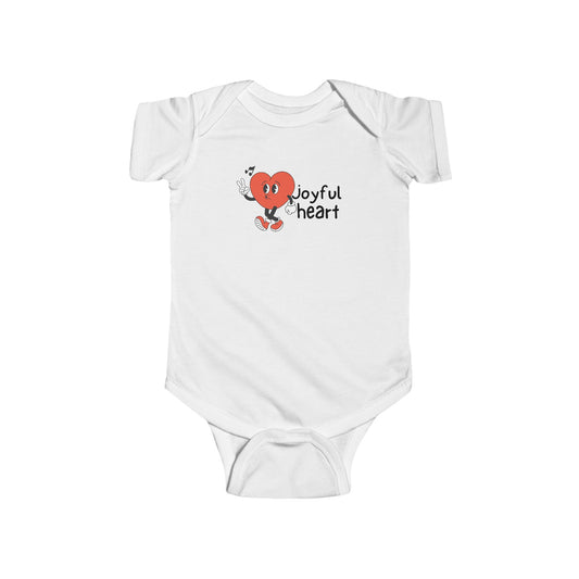 Joyful Heart Baby Bodysuit, Soft and Adorable Cotton Infant Onesie for Newborns & Toddlers, Perfect Baby Shower or New Parent Gift