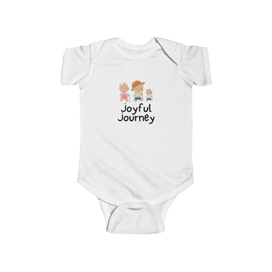 Joyful Journey Infant Bodysuit, Cute Baby Grow for Newborns, Perfect Baby Shower Gift, Adorable Baby Outfit, Comfy Cotton Onesie