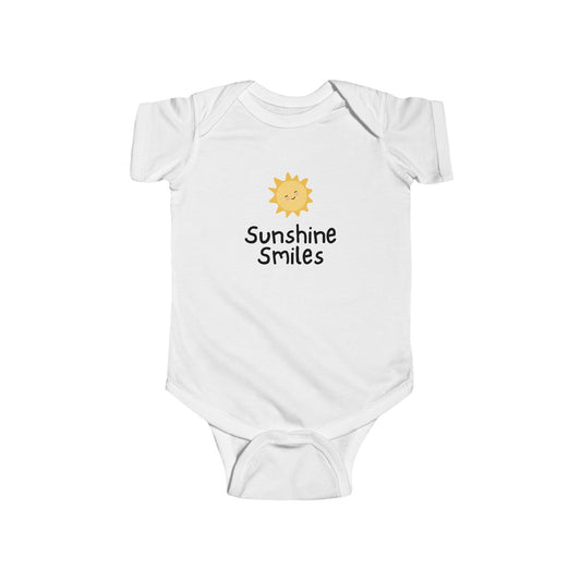 Sunshine Smiles Baby Bodysuit, Adorable Infant Onesie, Cute Baby Grow for Newborns, Perfect Baby Shower Gift