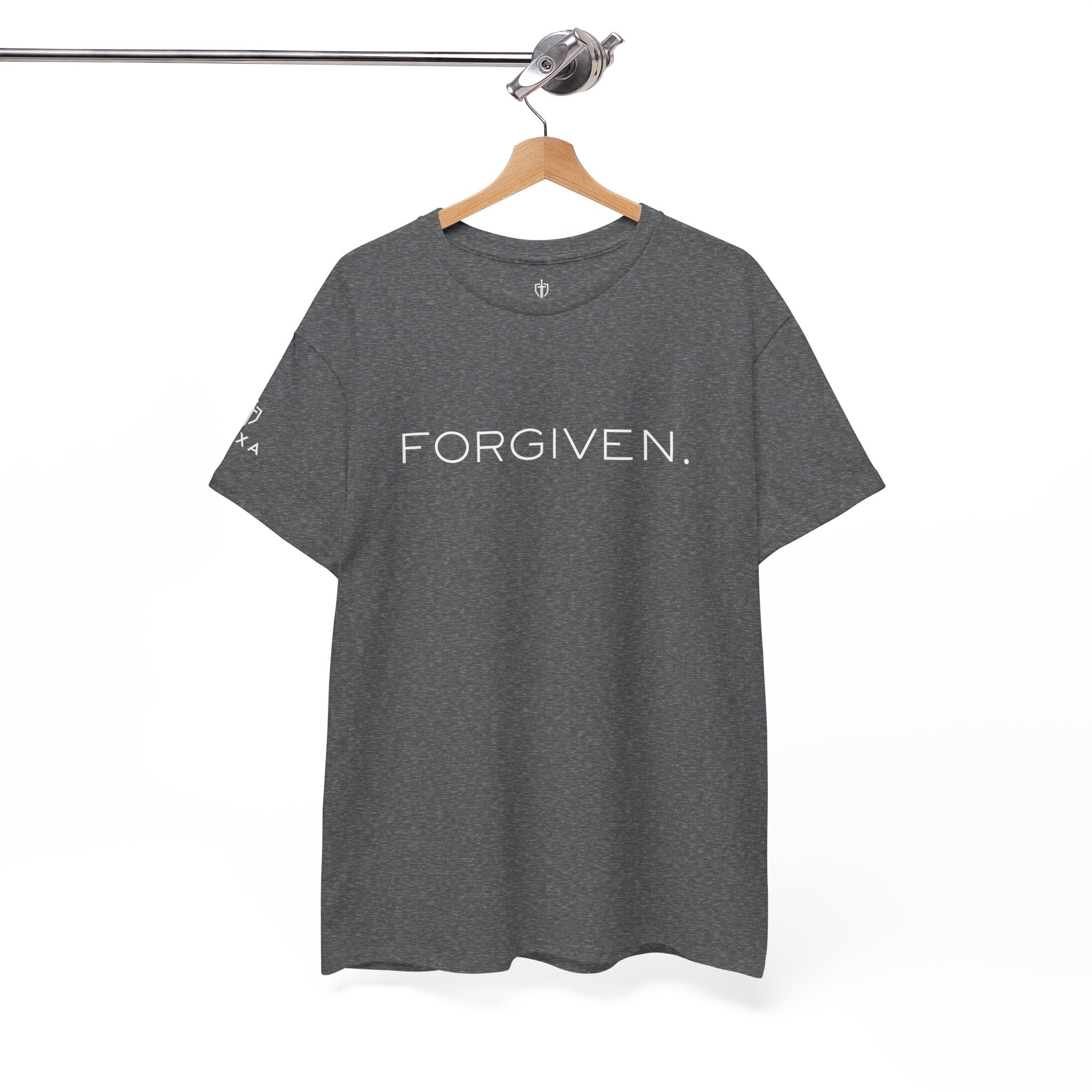 Forgiven Men's - Inspirational Graphic Tee for Everyday Wear - Heavy Cotton Tee