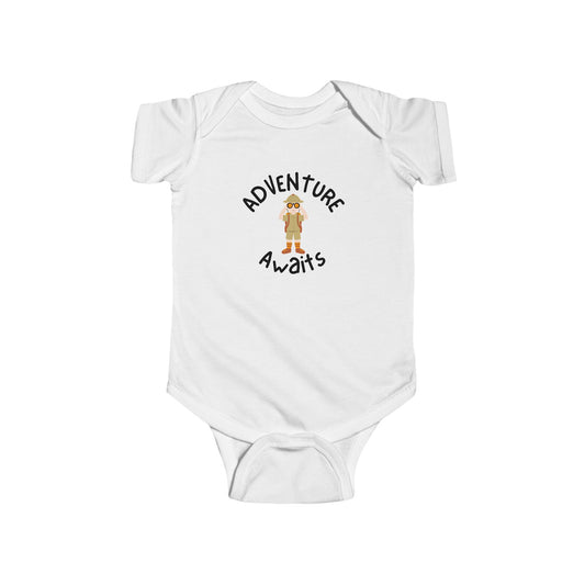 Adventure Awaits Baby Bodysuit, Soft & Adorable Infant Onesie, Perfect Baby Shower Gift, baby clothes