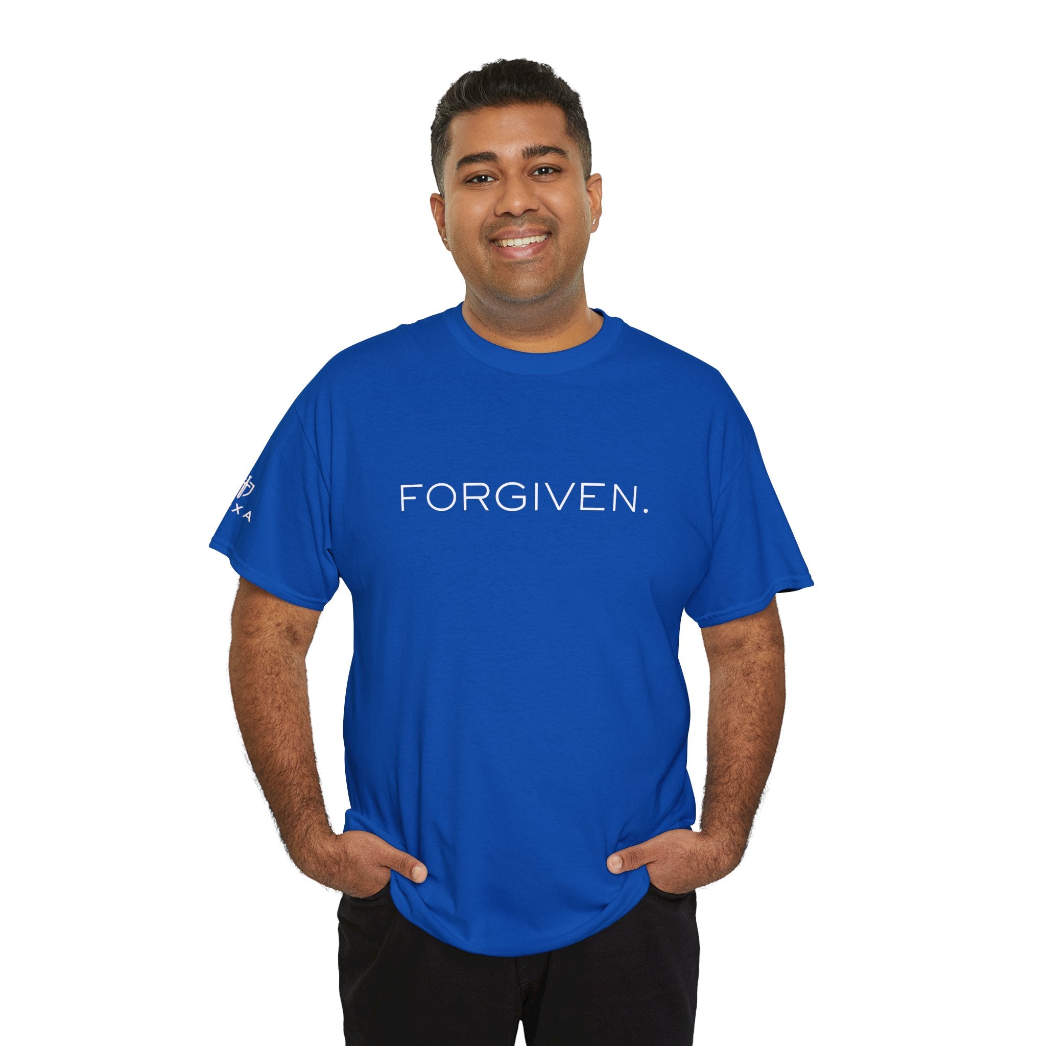 Forgiven Men's - Inspirational Graphic Tee for Everyday Wear - Heavy Cotton Tee